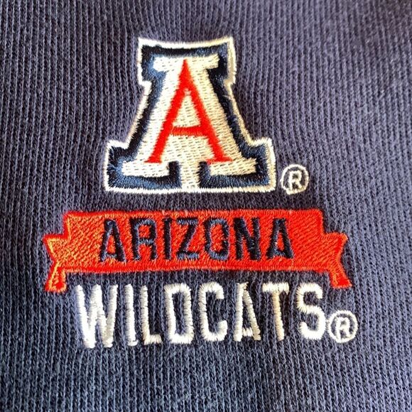 University of Arizona Wildcats Men's 1/4 Zip Blue Long Sleeve Sweater Size XL - Picture 3 of 11